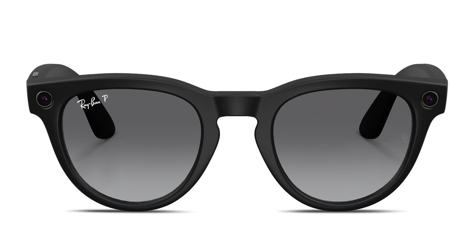 Ray-Ban Meta Smart Glasses RW4009F Low Bridge Fit Headliner Black