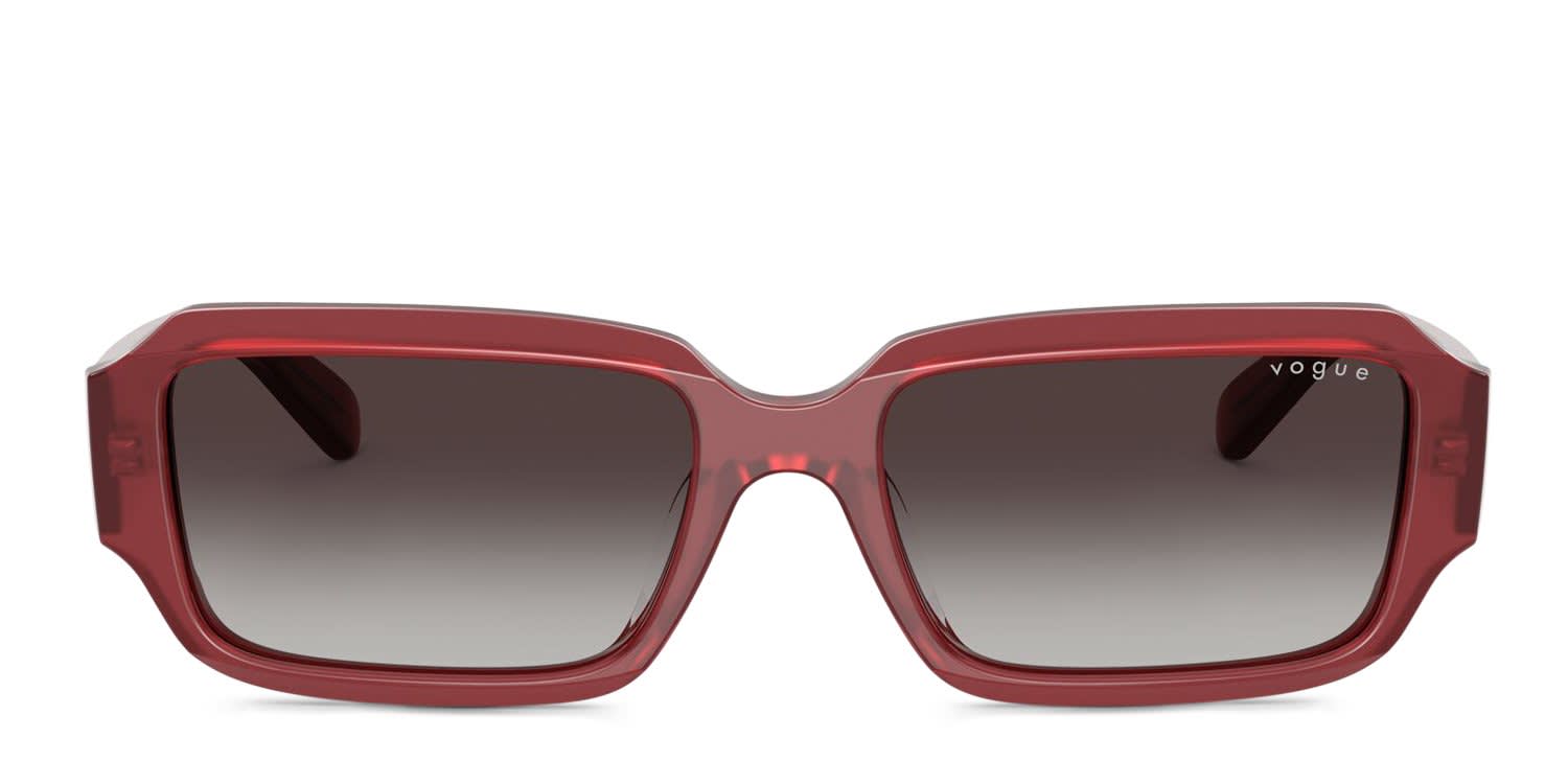 Vogue VO5693SU Red, Gray glasses - Red / Gray - Frontal View