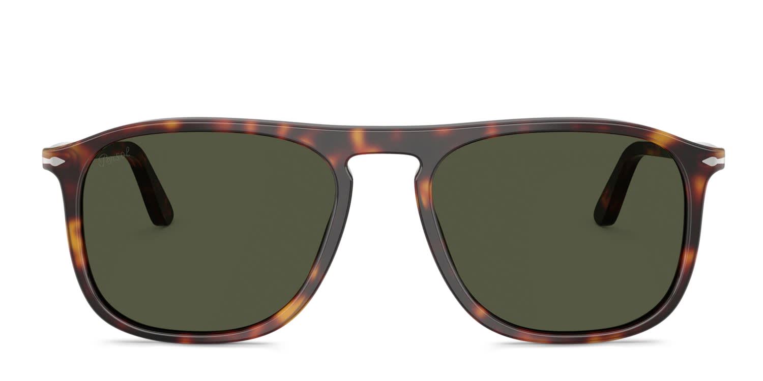 Persol PO3392S Tortoise, Green glasses - Tortoise / Green - Frontal View
