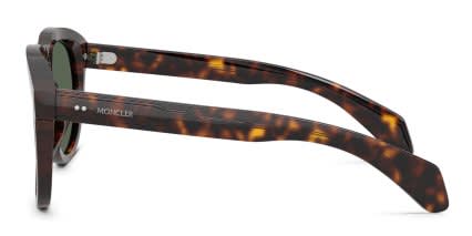 Moncler ME6020U Isopleth Tortoise, Green glasses - Tortoise / Green - Side View