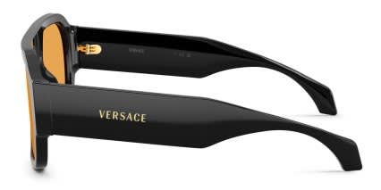 Versace VE4508U Black, Orange glasses - Black / Orange - Side View