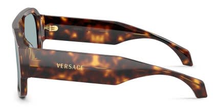 Versace VE4508U Tortoise, Blue glasses - Tortoise / Blue - Side View