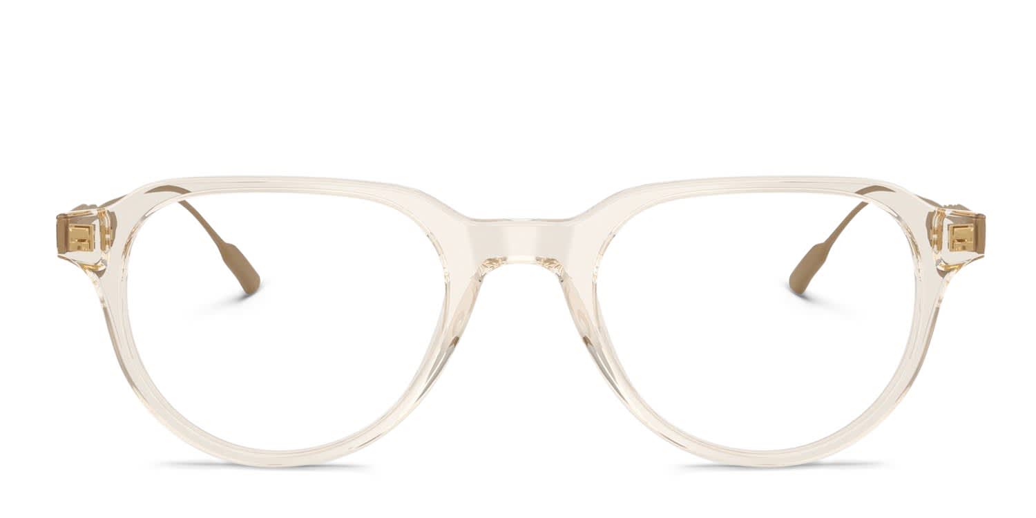 Moncler ME2031 Clear, Beige glasses - Clear / Beige - Frontal View