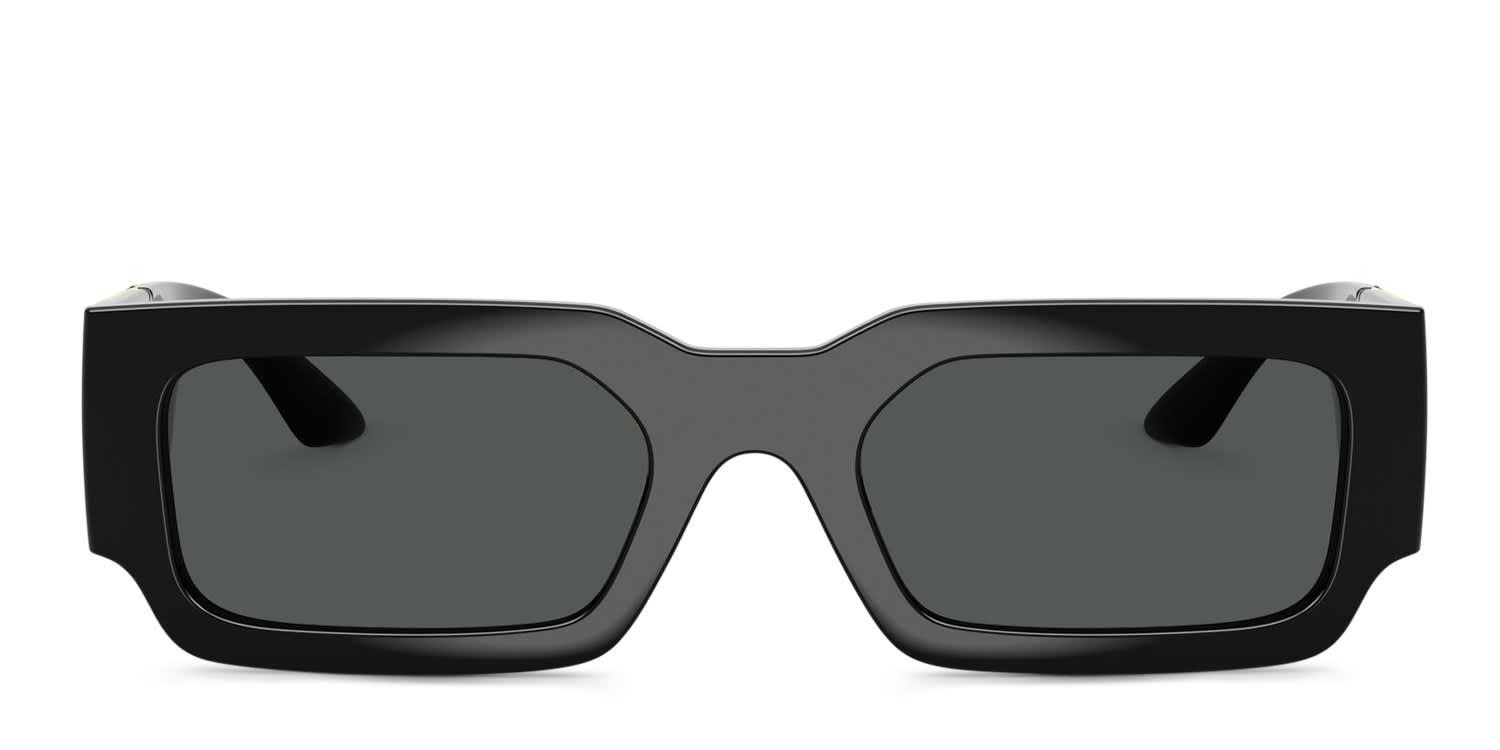 Versace VE4506U Black, Gray glasses - Black / Gray - Frontal View