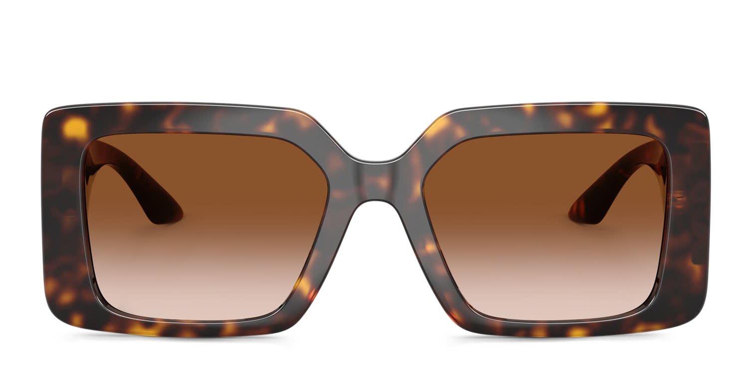 Versace VE4505U Tortoise, Brown glasses - Tortoise / Brown - Frontal View