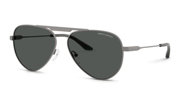 Armani Exchange AX2060S gunmetal frame with dark grey lenses