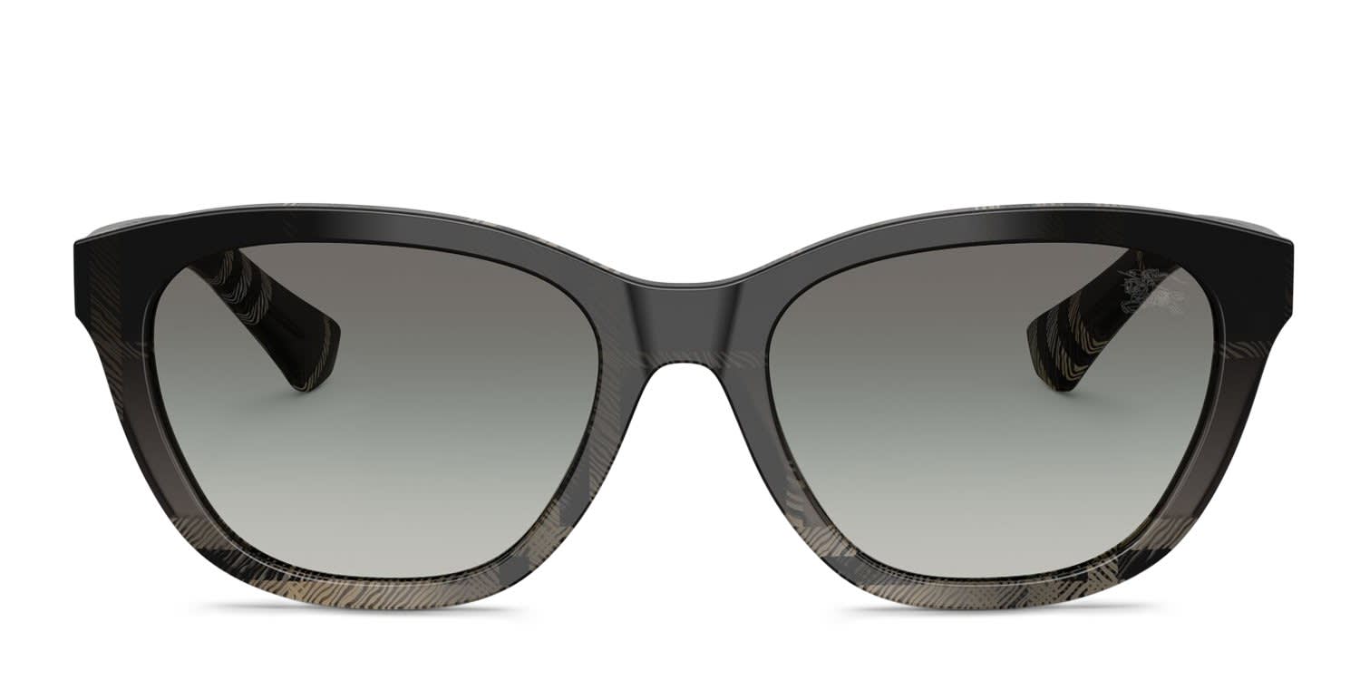 Burberry BE4486 Multicolor, Gray glasses - Multicolor / Gray - Frontal View