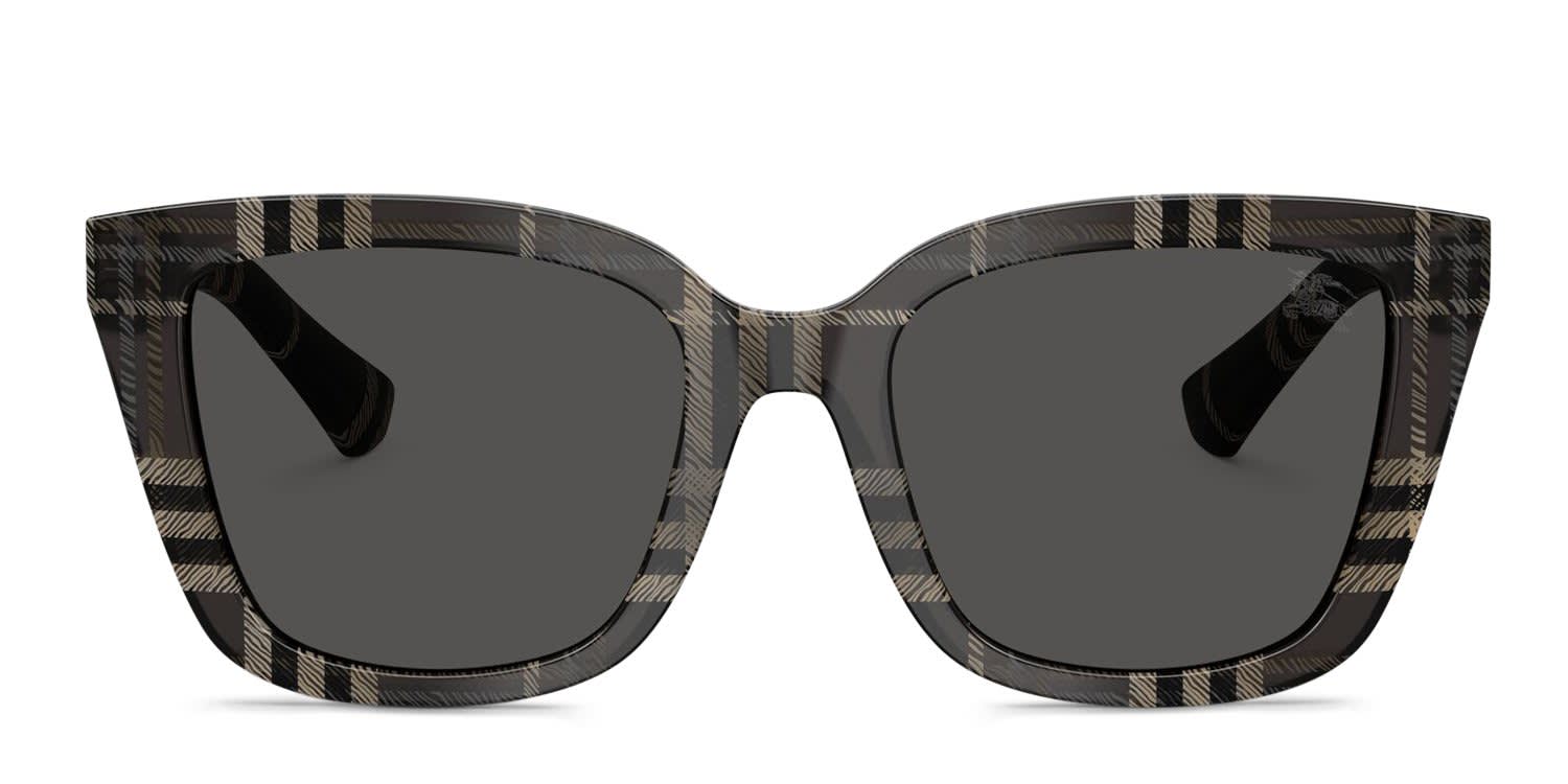 Burberry BE4487 multicolor , gray frame with dark grey lenses