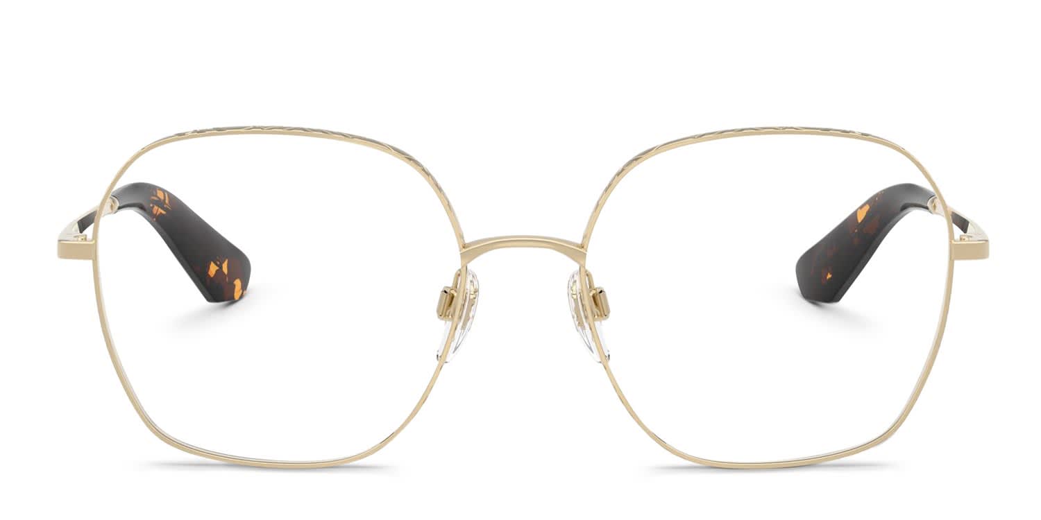 Burberry BE1399 Gold glasses - Gold - Frontal View