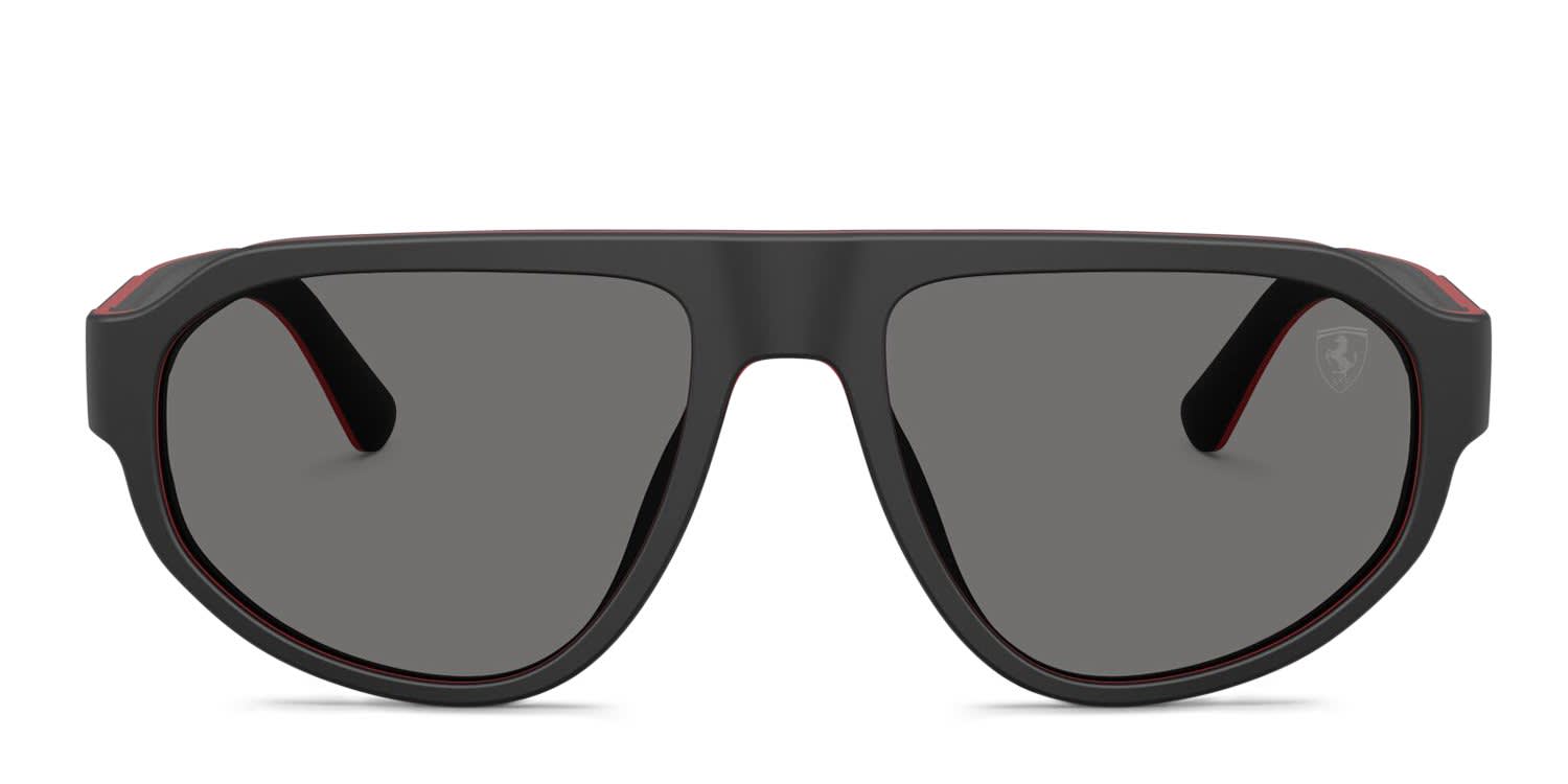 Ferrari Scuderia FZ6027U Black, Gray glasses - Black / Gray - Frontal View