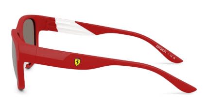 Ferrari Scuderia FZ6028U Red, Gray glasses - Red / Gray - Side View