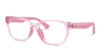 Polo Ralph Lauren PP8553U Kids Pink, Clear glasses - Pink / Clear - Angle View