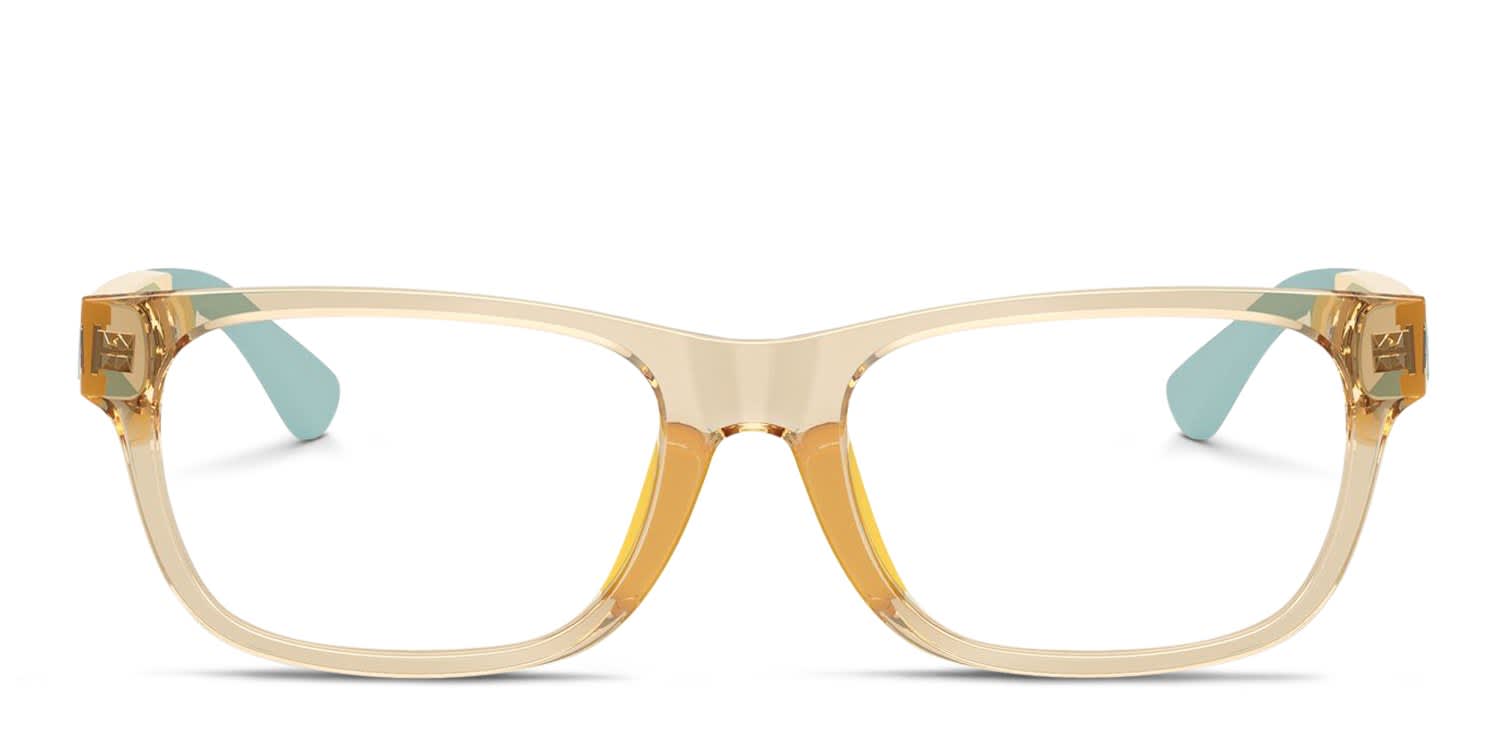 Polo Ralph Lauren PP8555U Kids Yellow, Clear glasses - Yellow / Clear - Frontal View