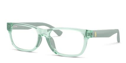Polo Ralph Lauren PP8555U Kids Green, Clear glasses - Green / Clear - Angle View