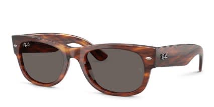 Ray-Ban RB0832S Mega Wayfarer II Tortoise, Brown glasses - Tortoise / Brown - Angle View