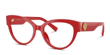 Dolce & Gabbana DG3440 Red glasses - Red - Angle View