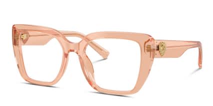 Dolce & Gabbana DG3441 Beige, Clear glasses - Beige / Clear - Angle View