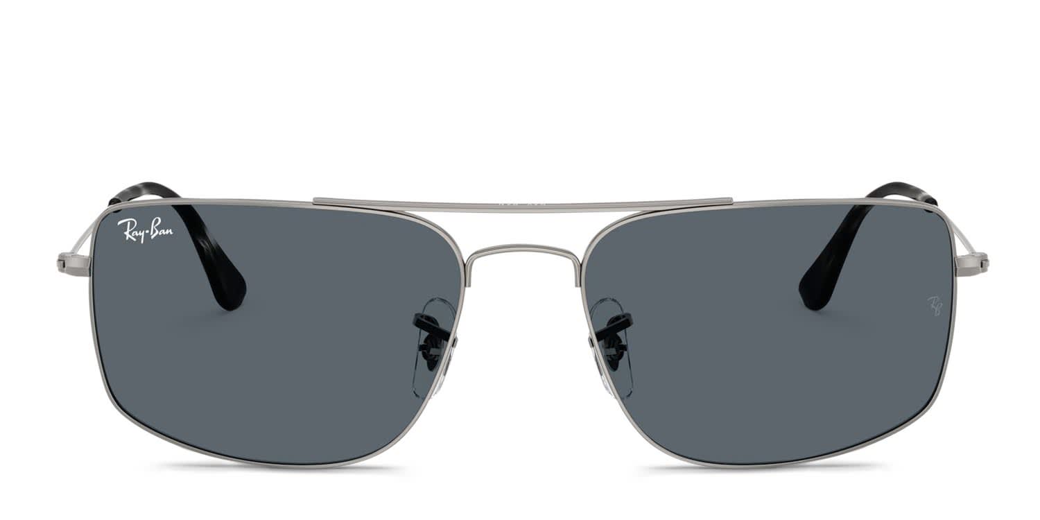 Ray-Ban RB3779 Explorer 3 Gunmetal, Blue glasses - Gunmetal / Blue - Frontal View