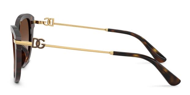 Dolce & Gabbana DG4534 tortoise frame with light brown  display picture 3
