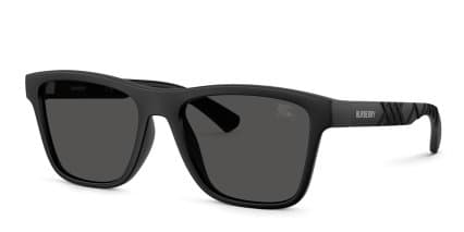 Burberry BE4482U Black, Gray glasses - Black / Gray - Angle View