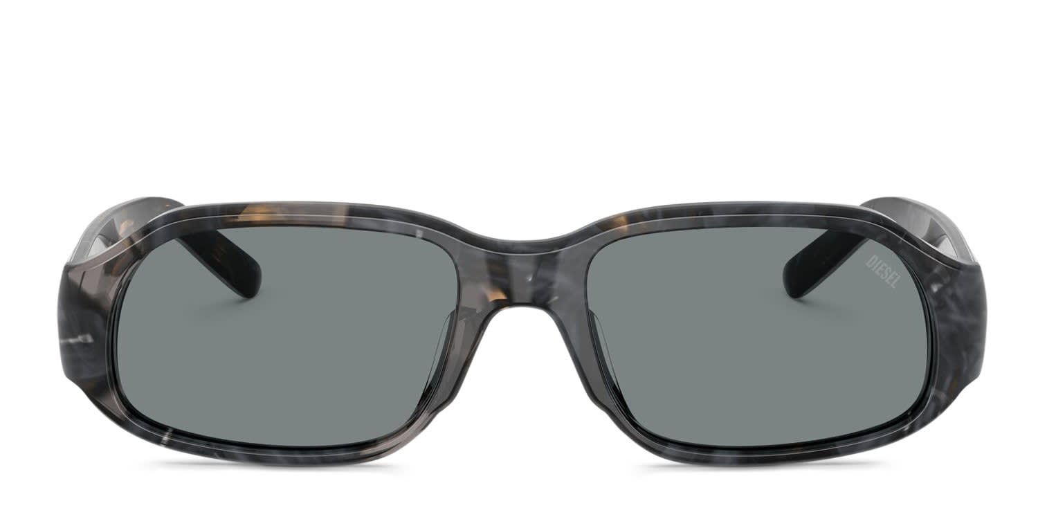 Diesel DL2009U Brown, Gray, Tortoise glasses - Brown / Gray / Tortoise - Frontal View