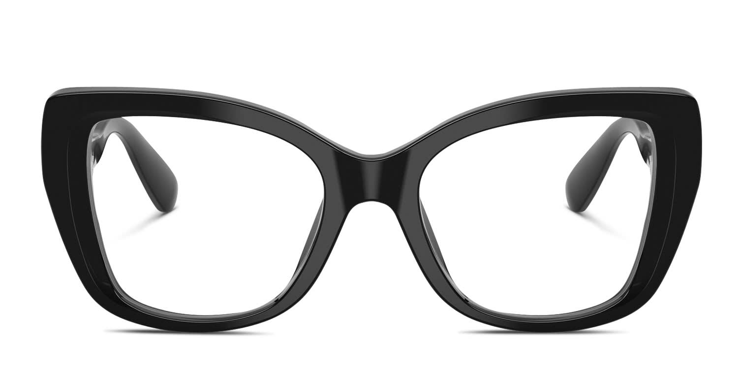 Swarovski SK2066U Black glasses - Black - Frontal View