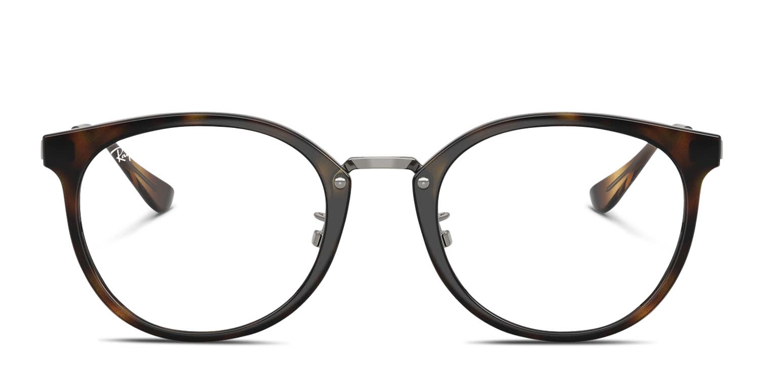 Ray-Ban RX7266D Tortoise glasses - Tortoise - Frontal View