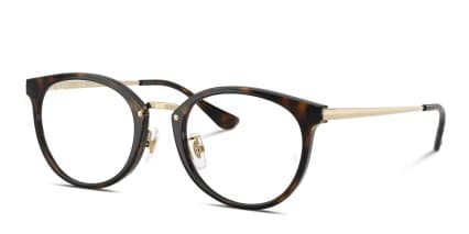 Ray-Ban RX7266D Tortoise glasses - Tortoise - Angle View