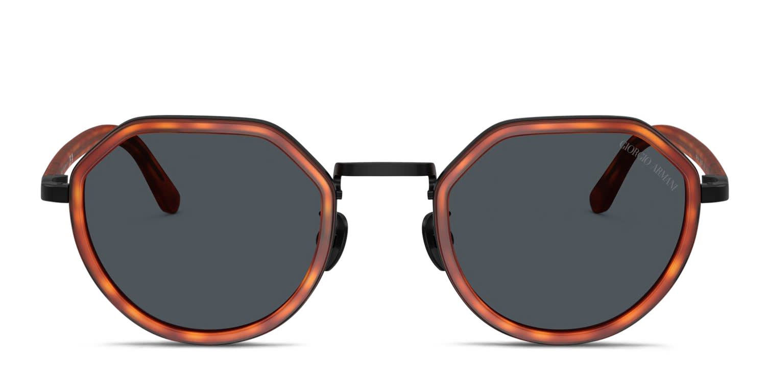 Giorgio Armani AR6181 Brown, Blue glasses - Brown / Blue - Frontal View