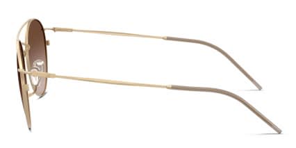 Giorgio Armani AR6183 Gold, Brown glasses - Gold / Brown - Side View