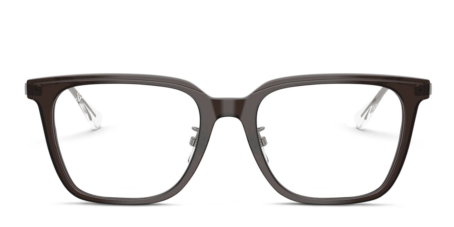 Ray-Ban RX5442D Clear, Brown glasses - Clear / Brown - Frontal View