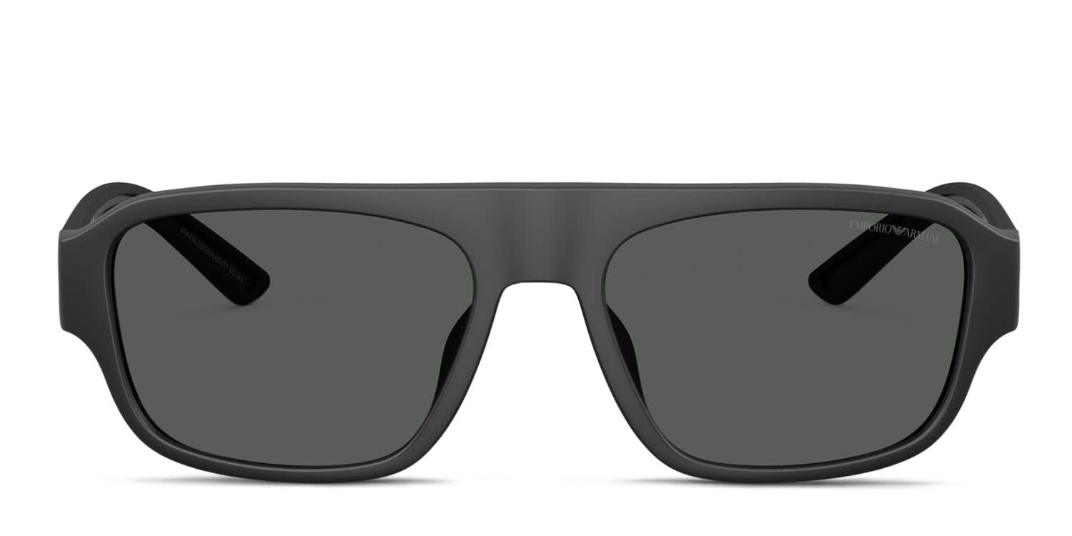 Emporio Armani EA4266U Black, Gray glasses - Black / Gray - Frontal View