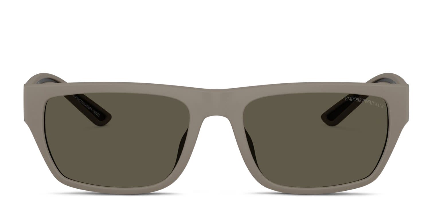 Emporio Armani EA4267U Beige, Gray glasses - Beige / Gray - Frontal View