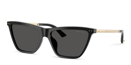 Jimmy Choo JC5059U Black, Gray glasses - Black / Gray - Angle View