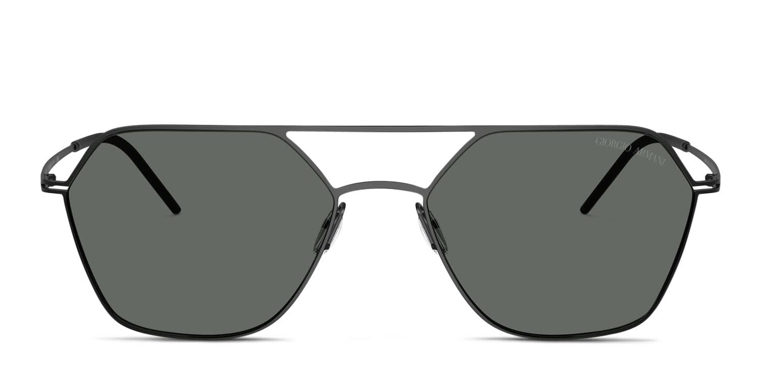Giorgio Armani AR6185 Black, Gray glasses - Black / Gray - Frontal View