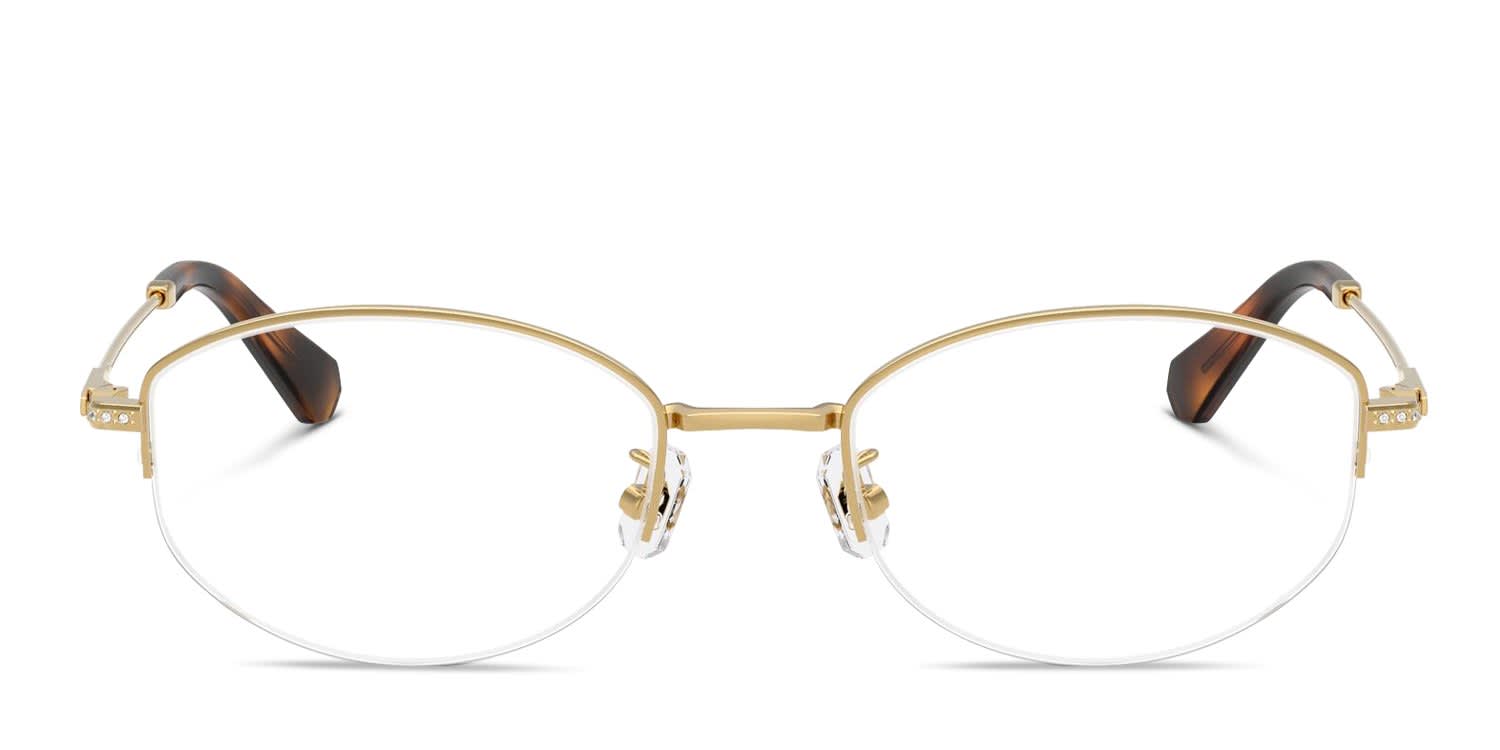 Swarovski SK1039D Gold glasses - Gold - Frontal View