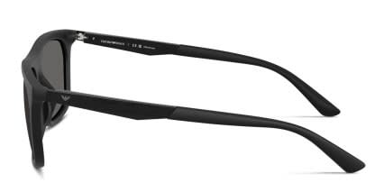 Emporio Armani EA4272U Black, Gray glasses - Black / Gray - Side View