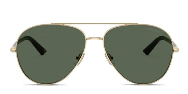 【新品未使用】JIMMY CHOO／CALLIE グリーン Jimmy Choo JC4026 gold frame with dark green lenses. Lenses