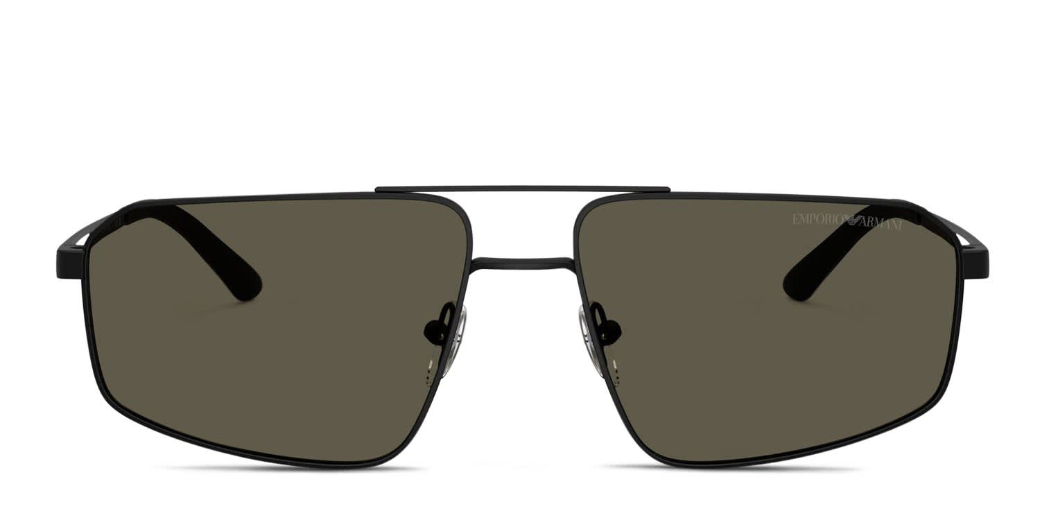 Emporio Armani EA2173 Black, Gray glasses - Black / Gray - Frontal View