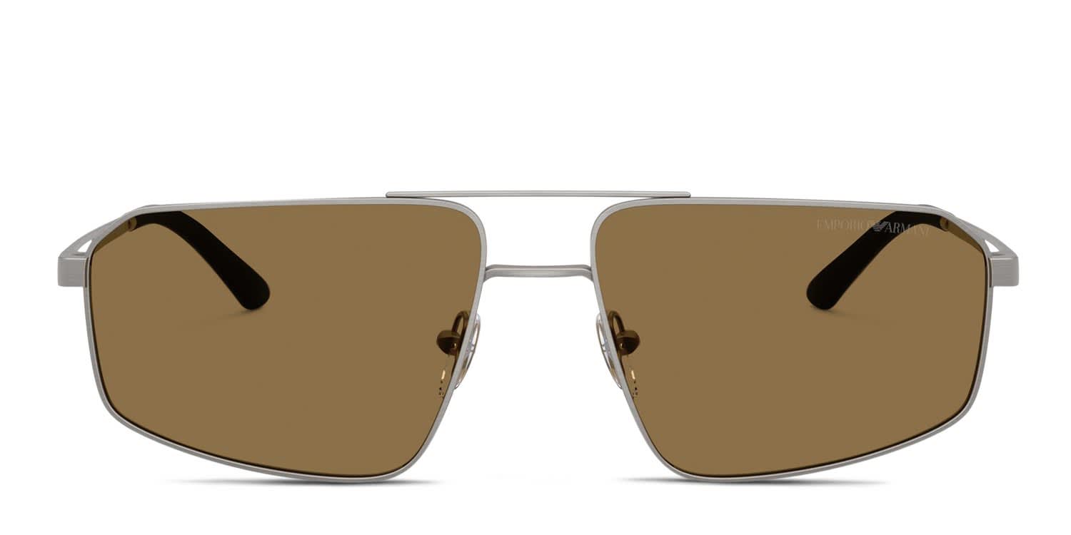 Emporio Armani EA2173 black frame with dark grey lenses. Lenses