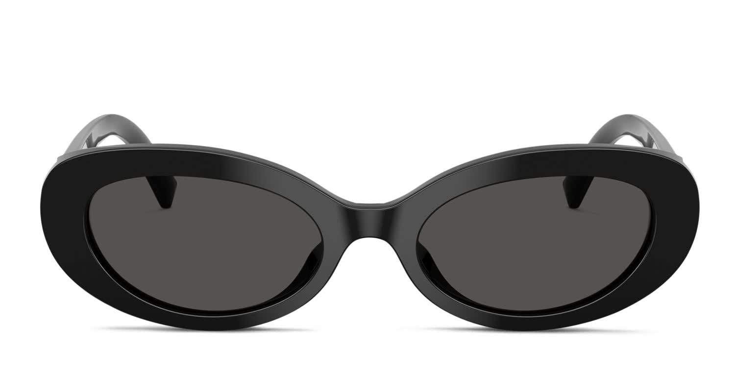 Dolce & Gabbana DG4537 Black, Gray glasses - Black / Gray - Frontal View