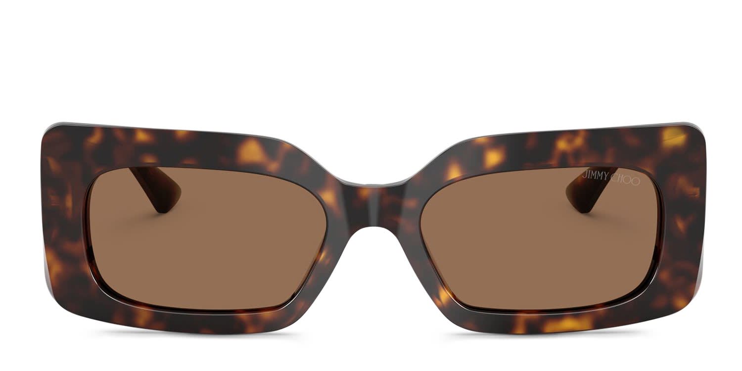 Jimmy Choo JC5068U clear , beige frame with light brown lenses
