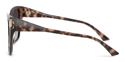 Jimmy Choo JC5012 Pink, Tortoise, Gray glasses - Pink / Tortoise / Gray - Side View