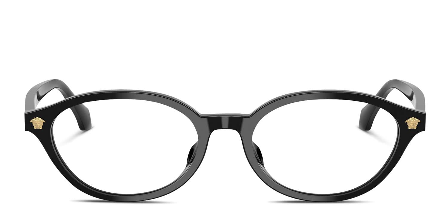 Versace VE3393D Black glasses - Black - Frontal View