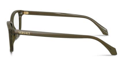 Versace VE3375 Clear, Green glasses - Clear / Green - Side View