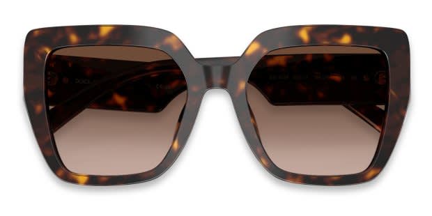 Dolce & Gabbana Brown Tortoiseshell Women\'s Sunglasses with Brown Lenses Dolce&Gabbana DG4512 L (53 - 20) with Brown lenses and  main image 3
