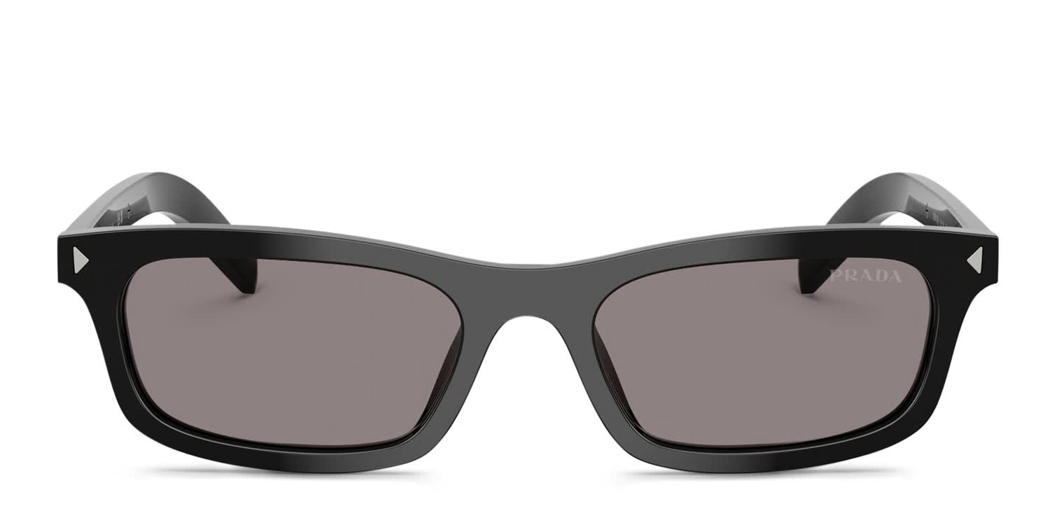 Prada PRD05S Black, Gray glasses - Black / Gray - Frontal View