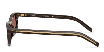 Prada PRD05S Brown glasses - Brown - Side View