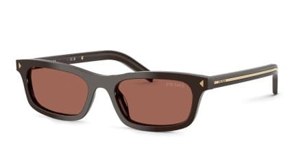 Prada PRD05S Brown glasses - Brown - Angle View