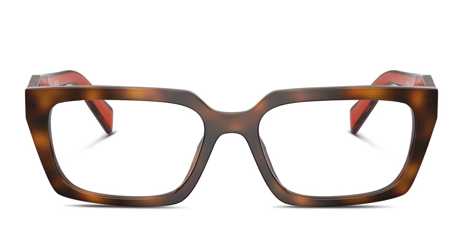 Prada PRD05V Tortoise glasses - Tortoise - Frontal View
